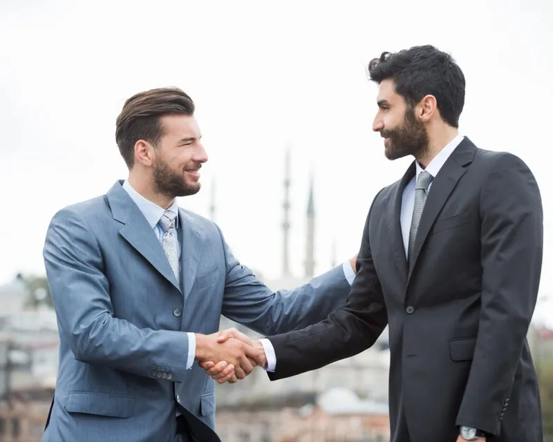 Geschäftsvereinbarung - faire Partnerschaft