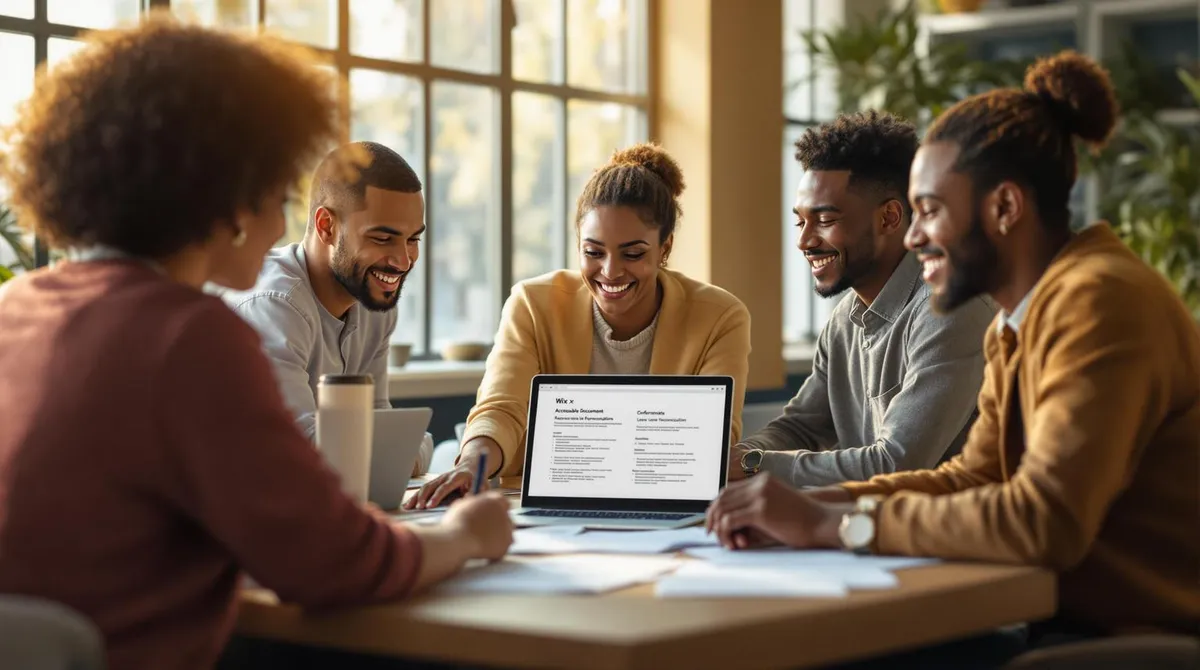 Barrierefreie Dokumente mit Wix erstellen