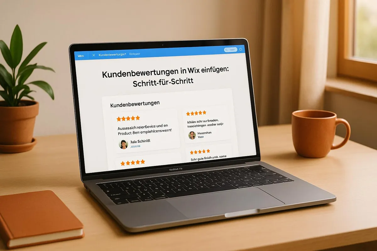 Kundenbewertungen in Wix einfügen: Schritt-für-Schritt