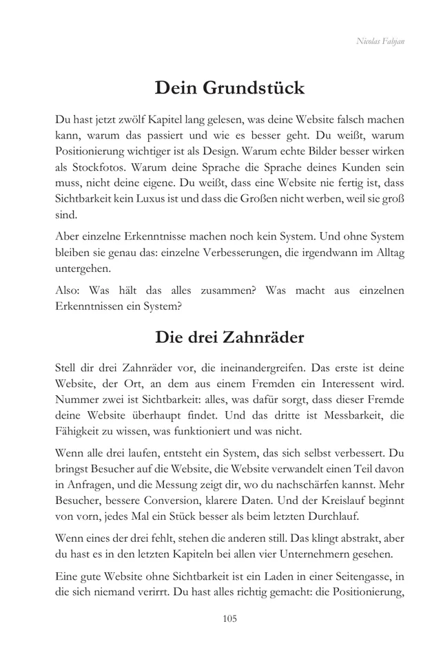 Buchseite: Kapitel 13 - Dein Grundstück