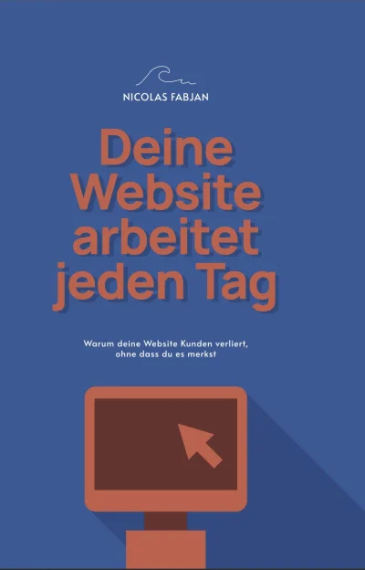 Buchcover: Deine Website arbeitet jeden Tag