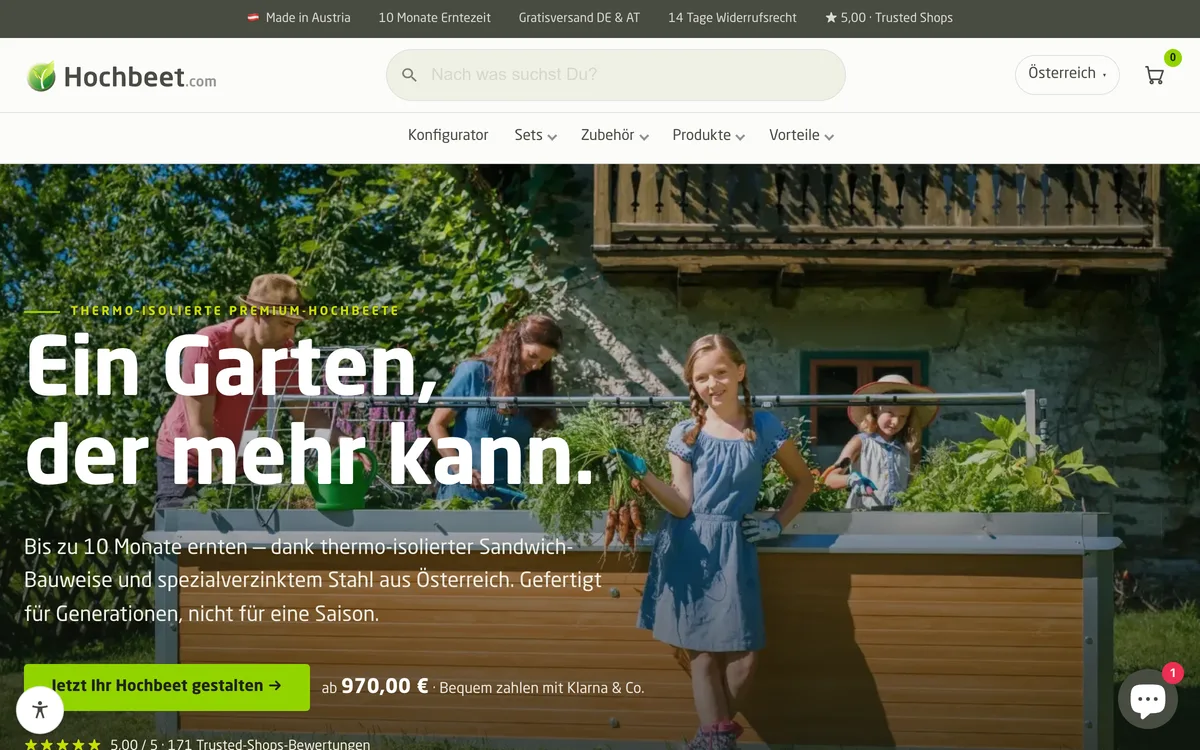 Hochbeet.com Online-Shop