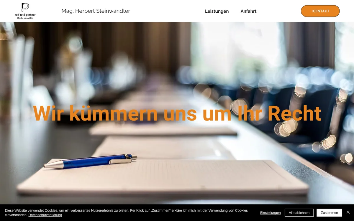 Rechtsanwälte Villach Website