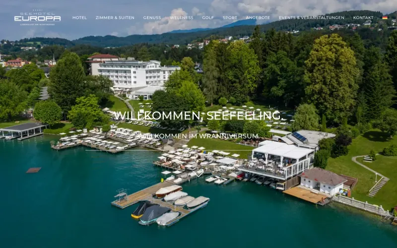 Website Restaurant in Velden